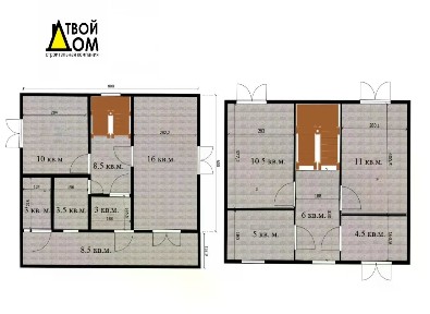 Продается 2-этажный дом, 85 м²