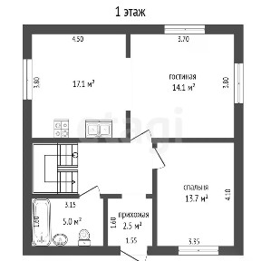 Продается 2-этажный дом, 141 м²