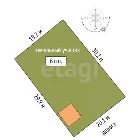 Продается 2-этажный дом, 35 м²