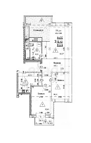 Продается 3-комн. квартира, 77,7 м²