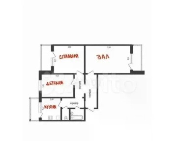 Продается 3-комн. квартира, 68,4 м²