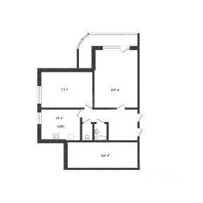 Продается 3-комн. квартира, 68,74 м²