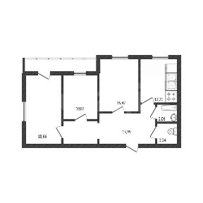 Продается 3-комн. квартира, 78,5 м²
