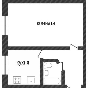 Продается 1-комн. квартира, 29,4 м²