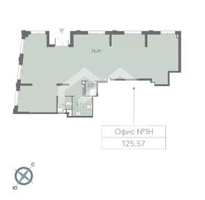 Продается помещение свободного назначения, 125,6 м²