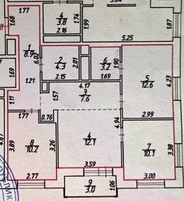 Продается 2-комн. квартира, 69 м²
