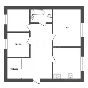 Продается 1-этажный дом, 100 м²
