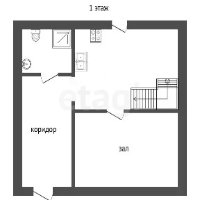 Продается 2-этажный дом, 64 м²