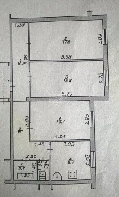 Продается 3-комн. квартира, 76,1 м²