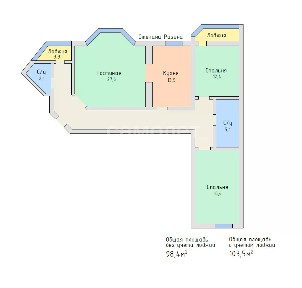 Продается 3-комн. квартира, 98,4 м²