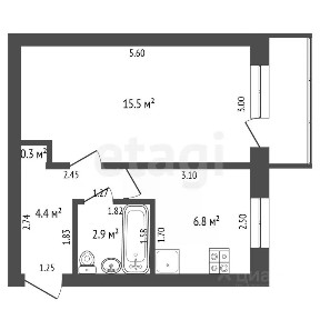 Продается 1-комн. квартира, 30,9 м²