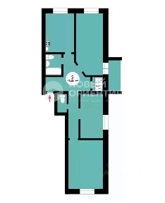 Продается 3-комн. квартира, 76 м²
