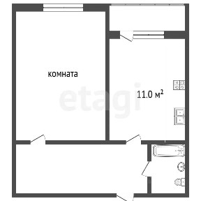 Продается 1-комн. квартира, 37,8 м²