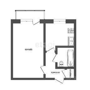 Продается 1-комн. квартира, 31,7 м²