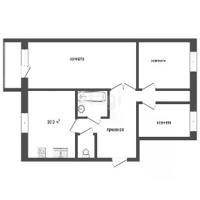 Продается 3-комн. квартира, 60,8 м²