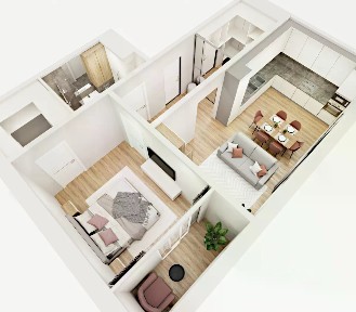 Продается 2-комн. квартира, 54,3 м²