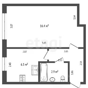 Продается 1-комн. квартира, 30 м²
