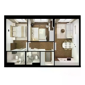 Продается 2-комн. квартира, 57 м²