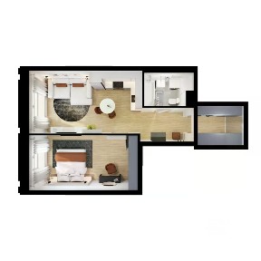 Продается 1-комн. квартира, 45,5 м²