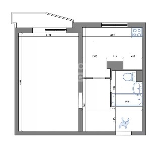 Продается 1-комн. квартира, 38,2 м²