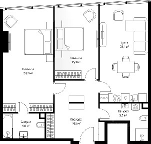 Продается 2-комн. квартира, 88,2 м²