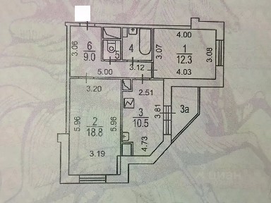 Продается 2-комн. квартира, 59 м²