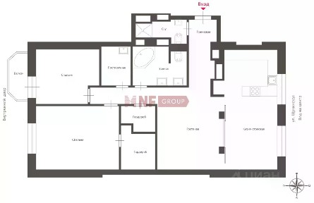 Продается 3-комн. квартира, 101,3 м²