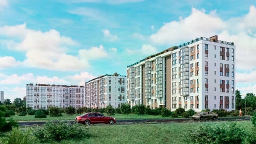 Калининградская область, Калининград, р-н Московский, Дома у Сада жилой комплекс