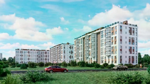 Калининградская область, Калининград, р-н Московский, Дома у Сада жилой комплекс
