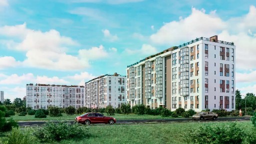 Калининградская область, Калининград, р-н Московский, Дома у Сада жилой комплекс