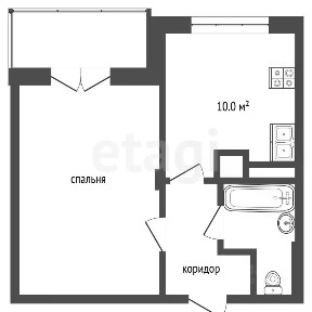 Продается 1-комн. квартира, 36,7 м²