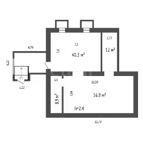 Продается помещение свободного назначения, 118,6 м²