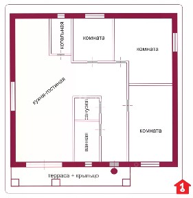 Продается 1-этажный дом, 105 м²