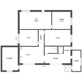 Продается 1-этажный дом, 81 м²