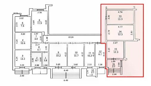 Сдается помещение свободного назначения, 60 м²