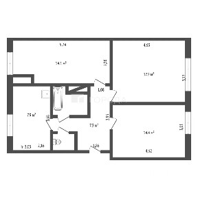 Продается 3-комн. квартира, 64,8 м²