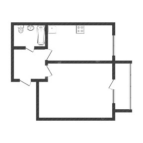 Продается 1-комн. квартира, 40,9 м²