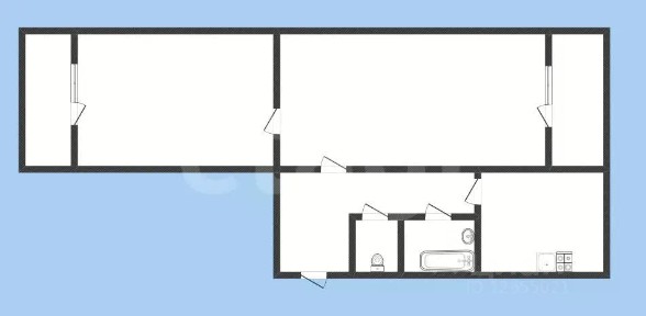 Продается 2-комн. квартира, 44,7 м²