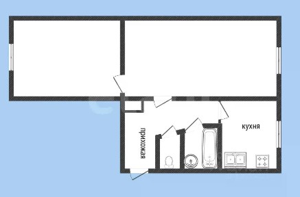 Сдается 1-комн. квартира, 51,5 м²