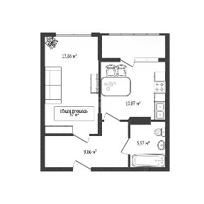 Продается 1-комн. квартира, 37 м²