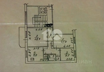 Продается 3-комн. квартира, 67,7 м²
