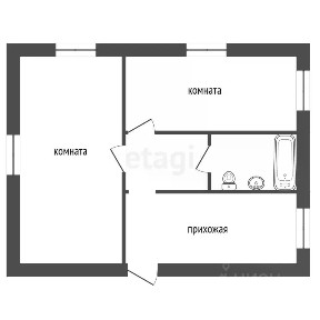 Продается 2-этажный дом, 75 м²