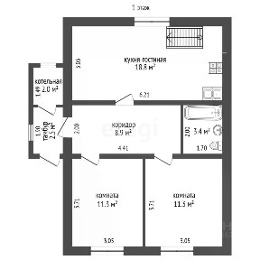 Продается 2-этажный дом, 98,3 м²