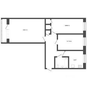 Продается 3-комн. квартира, 49,8 м²