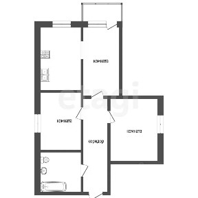 Продается 3-комн. квартира, 56,7 м²