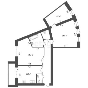 Продается 3-комн. квартира, 79,4 м²
