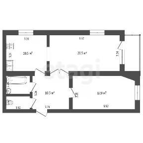 Продается 3-комн. квартира, 70 м²