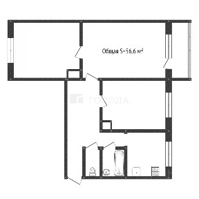 Продается 3-комн. квартира, 56,6 м²