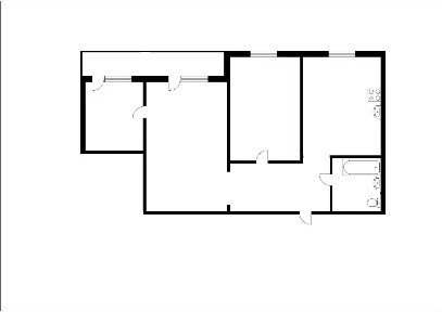 Продается 3-комн. квартира, 56,2 м²