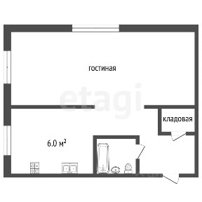 Продается 1-комн. квартира, 30,5 м²